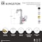 Kingston Brass One-Handle Single-Hole Bathroom Faucet with Push Pop-Up Drain, Brushed Nickel LS6008KL - alternate 2