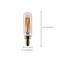 Satco 3.5 Watt T6 LED 2000K CCT Candelabra Base Clear Glass Amber Straight Filament Dimmable 120 Volt S14216 - alternate 5