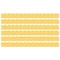 Carson Dellosa Grow Together Yellow with Painted Dots Scalloped Borders, 39 Feet Per Pack, 6PK 108490 - alternate 1
