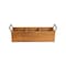 Homeroots 15" Brown Solid Wood And Metal Box 487952 - alternate 5