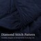 Lavish Home 2PC Velvet Twin Quilt Set & Matching Pillow Sham Medium Weight Ultra Soft Luxury Cotton Velvet 66-004-VN-T - alternate 5