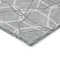 Homeroots 10' X 14' Gray And Ivory Geometric Washable Indoor Outdoor Area Rug 613012 - alternate 8