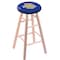 Holland Bar Stool Co Maple Bar Stool, Natural Finish, Marquette University Seat RC30MSNat - alternate 1