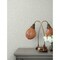 Advantage Halliday Light Grey Faux Linen Wallpaper 4144-9111 - alternate 2