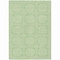 Homeroots 5' X 8' Mint Green And Ivory Geometric Washable Indoor Outdoor Area Rug 610830 - alternate 9