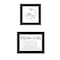 Homeroots Set Of Two "Bathroom Rules" Black Framed Textual Art Wall Art, 2PK 568421 - alternate 1