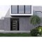 Vdomdoors Front Exterior Prehung Steel Door Ronex0131 Grey 2 Sidelight and Transom Window Sidelite Entry RONEX0131EXD-GRE-W12+36+12 X H80+16-LH-I - alternate 6