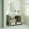 James Martin Vanities Breckenridge 48'' S Vanity, Whitewashed Oak w/ Victorian Sil Silestone Top w/ Wireless Charger 330-V48-WWO-FVSL - alternate 8