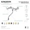 Kingston Brass Double-Handle Wall Mount Bathroom Faucet, Brushed Brass KS1217BEX - alternate 5