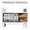 Signmission The Best Burgers In Town, 48 Inch x 120 Inch, Vinyl Banner B-120-30887 - alternate 5