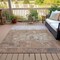 Homeroots 3' X 5' Taupe And Silver Abstract Washable Indoor Outdoor Area Rug 632101 - alternate 8