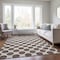 Homeroots 8' X 10' Brown And Ivory Polka Dot Washable Indoor Outdoor Area Rug 614884 - alternate 7