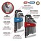 Performance Tool 22-Piece SAE and Metric Ball End Hex Key Set W80280 - alternate 3