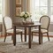 Homeroots 42" Brown Wood Round Top Dining Table 630375 - alternate 7