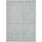 Homeroots 5' X 8' Aqua Damask Washable Indoor Outdoor Area Rug 607675 - alternate 6