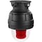 Federal Signal Strobe Light, Red, Strobe Tube, 24V DC, 80 FPM, 8 13/16 in Dia., Surface 27XST-024R-4-MOD - alternate 1