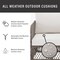 Crosley Granite Bay 3Pc Wicker Outdoor Sofa Patio Furniture Set KO70365ST-CR - alternate 7