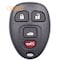 Aks Keys 2004 - 2012 Buick Chevrolet Pontiac Saturn Keyless Entry 4B Fob FCC# KOBGT04A RC-CHEVR-24C - alternate 3