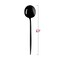 Smarty Had A Party Solid Black Moderno Disposable Plastic Dinner Spoons (480 Spoons), 480PK 9330-BSP-CASE - alternate 8