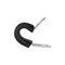 Auveco 1/4in Diameter Aluminum Tubing Clamp, Neoprene Jacket, 15PK 17361 - alternate 2