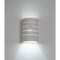 Luxury Lighting Zenia 8.5 in Ceramic Outdoor Wall Light, Punched Groove Pattern, Paintable White Bisque Finish, 2PK (2) 100-01-W-ud-7 - alternate 1