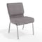 Flash Furniture Gray Fabric Church Chair, PK4 4-XU-CH0221-GY-SV-GG - alternate 1