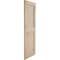 Ekena Millwork Rustic Two Equal Louver Pecky Cypress Faux Wood Shutters (Per Pair), Primed Tan, 12"W x 32"H SHULV12X32PCPR - alternate 14