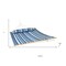 Homeroots Light Blue And Dark Blue Striped Double Hammock 643967 - alternate 6