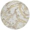 Homeroots 8' Ivory Gold And Brown Round Abstract Washable Indoor Outdoor Area Rug 600098 - alternate 6
