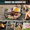 Vevor Folding Campfire Grill Portable Camping Fire Pit Steel Outdoor BBQ Picnic JY-ZDKJ-02 - alternate 6
