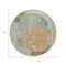 Homeroots 8' Teal Blue And Copper Round Abstract Washable Indoor Outdoor Area Rug 615718 - alternate 5