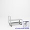 Pucel Single Handle Heavy Duty Truck, 18 in D x 48 in W x 36 in H, Gray 18-TR-48S - alternate 1
