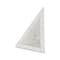 Homeroots Set of Two White Marble Triangle Decorative Bookends, 2PK 392143 - alternate 7
