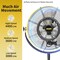 Edendirect 20 in. 3 Speeds Pedestal Fan in Yellow with IP44 Enclosed Motor IR-FANP20TM - alternate 6