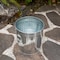 Gardenised 7 gal Round Outdoor Can, Silver, Galvanized Steel, 13 in QI004750 - alternate 8