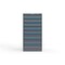 Strong Hold 8 drawer cabinet - (5x 5ft, 3x 7ft) - Blue accents - Keyed Different S3060-PPDAS-0803FS - alternate 1