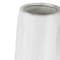 Homeroots 32" White Faceted Geometric Tapered Ceramic Floor Vase 576739 - alternate 4