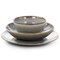 Gibson Elite 12 Piece Dreamweaver Round Earthenware Dinnerware Set in Gray 135272.12 - alternate 5