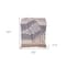 Homeroots 50" X 60" Ivory and Gray Woven Cotton Striped Throw Blanket with Fringe and Embroidery 548938 - alternate 4