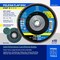 Pferd 4-1/2'' Flap Disc, 5/8''-11 Thread, 60 Grit, Z START STEELOX, Type 29, Conical, Zirconia 63922 - alternate 4