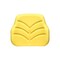 Uni Pro Backrest Cushion, Fits 117 Seat, Yellow Vinyl 8550 - alternate 7