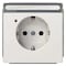 Siemens DELTA style titanium white SCHUKO socket outlet 10/16 A 250 V Status indicator 5UB1854 - alternate 1