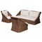 Bali & Pari Derris Bohemian Peanut Brown Braided Rattan 3-Piece Living Room Set 256-14078-14077-14077-ZORO - alternate 1