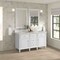James Martin Vanities Lorelai 60" Double Vanity, Bright White, w/ 3 CM Siberian Silestone Top 424-V60D-BW-3SFR - alternate 7