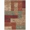Homeroots 10' X 14' Brown And Terra Cotta Geometric Washable Indoor Outdoor Area Rug 612441 - alternate 7