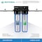 Ispring 4.5" x 20" Whole House Water Filter Replacement Set, Two Carbon Block Cartridges and Two Lead Reduc F4WGB22BPB - alternate 4