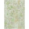 Homeroots 5' X 8' Artichoke Green Lavender And Beige Floral Washable Indoor Outdoor Area Rug 611181 - alternate 7