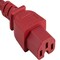 Sanoxy 6ft 14 AWG 15A 250V Power Cord IEC320 C14 to IEC320 C15, Red SNX-CBL-LDR-PW133-7206 - alternate 1