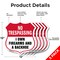 Signmission No Trespassing Shield Sign I Own Firearm, 12 inch X 12 inch, Aluminum Metal Sign, 5PK SHI-A-5Pack-12-422 - alternate 4