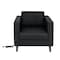 Flash Furniture HERCULES Artemis 3 Piece Black LeatherSoft Sofa and 2 Chair Set, 8 AC Outlets/4 USB/4 USB-C Ports ZB-8921-SET3-BLK-GG - alternate 8